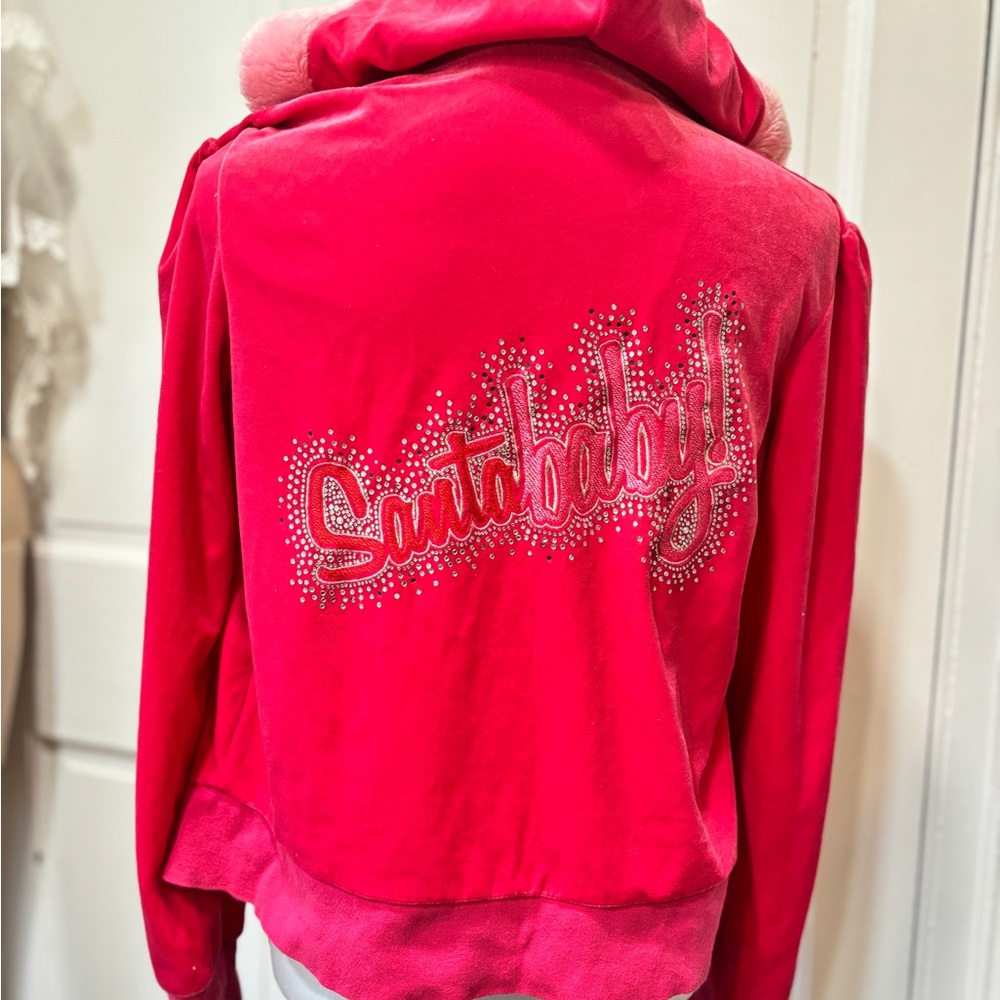 Victoria's Secret Pink SantaBaby zip up.